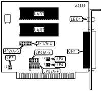 DECISION COMPUTER INTERNATIONAL CO., LTD. &nbsp; PCCOM 8-BIT ISA 2-PORT RS422/485