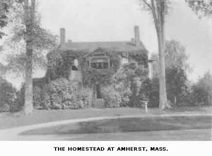 THE HOMESTEAD
AT AMHERST, MASS.