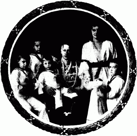 KRONPRINZ WILHELM AND HIS FAMILY&mdash;The Kronprinzessin Cecilie and the Little Princes Wilhelm, Ludwig Ferdinand, Hubertus, and Friedrich&mdash;(Photo by American Press Assoc.)