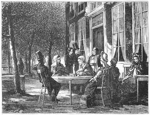 In &rsquo;t logement op den hoek zit een Zaandamsche familie....