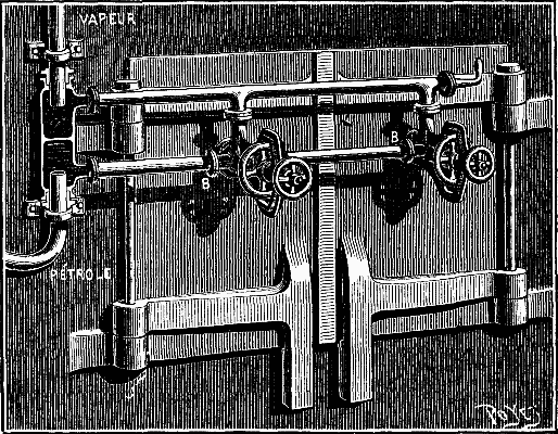 FIG. 2&mdash;THE BURNER APPLIED TO THE FURNACE OF A BOILER.
