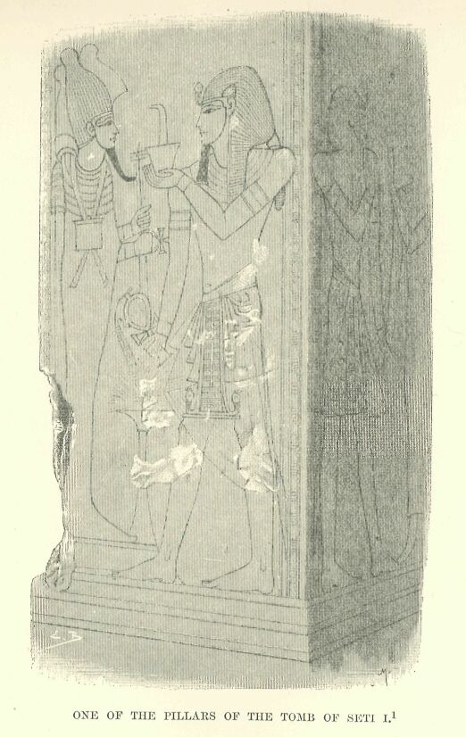 184.jpg One of the Pillars Of The Tomb Of Seti I. 