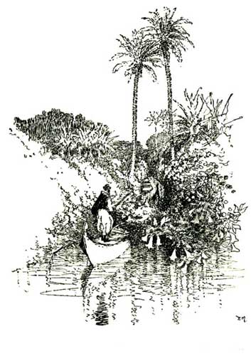 Blossoms and fruit at once of golden hue Appeared, with
gay enamelled colours mixed.