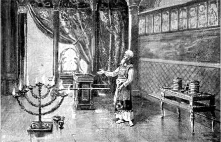 THE INTERIOR OF THE
SANCTUARY

"A figure for time then present, in
which were offered both gifts and sacrifices."
Heb. 9:9.