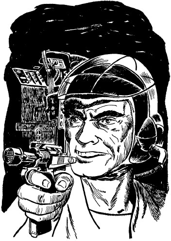 _Bush pulled a paralo-ray gun from his belt and said,
"All right, march!"_