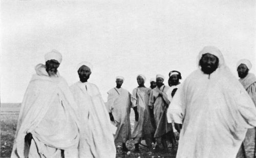 A MOORISH KA�D AND ATTENDANTS.