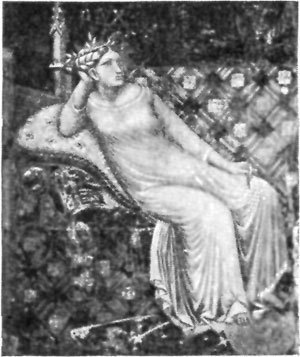 FIG. 24.&mdash;A. LORENZETTI. PEACE (DETAIL). TOWN-HALL, SIENNA.