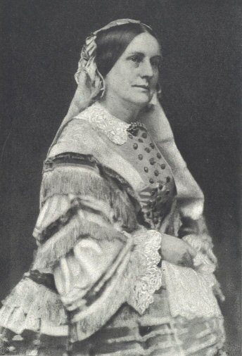 Elizabeth Davis Bancroft.  Probably taken at Brady&rsquo;s
National Gallery, New York, sometime after her return from
England; from a picture owned by Elizabeth B. Bliss