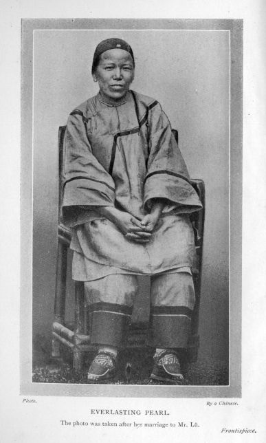 EVERLASTING PEARL.  The photo was taken after her marriage to Mr. L�.