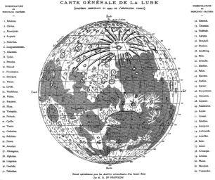 CARTE G&Eacute;N&Eacute;RALE DE LA LUNE