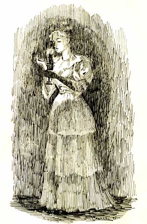 And Opened the Case of A Miniature, Slowly and With
Deliberate Care.