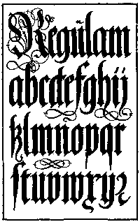 180. GERMAN BLACKLETTERS FROM A BRASS. F.&nbsp;C.&nbsp;B.