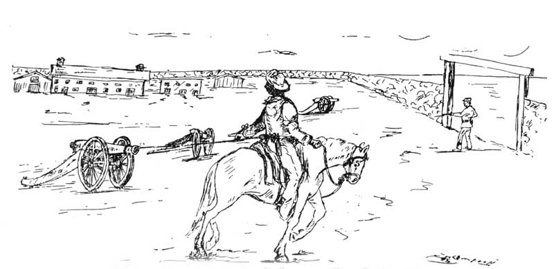 I Rope One of Uncle Sam's Cannon&mdash;Fort Dodge, Kan.