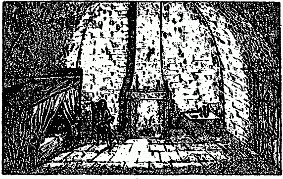 Le jeune Seldon dans sa prison, d'apr&egrave;s le
dessin d'une des chambres de la Bastille (Tour de la Comt&eacute;) conserv&eacute; au
Mus&eacute;e Carnavalet.