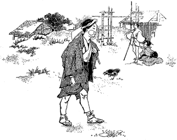 Le b�cheron avait � la joue droite une �norme loupe