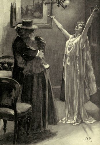 "LEANDER!" SHE CRIED, ... "I DON'T BELIEVE SHE CAN DO
IT!"