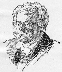EDMOND DE GONCOURT.
Unpublished portrait from life, by Georges Jeanniot.