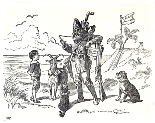 "ROBINSON REMARKED 'HE HAS LEFT OUT THE GREATEST LOT OF
COMICAL THINGS.'"