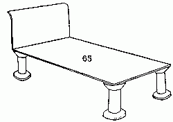 Fig. 65&mdash;A little bedstead.