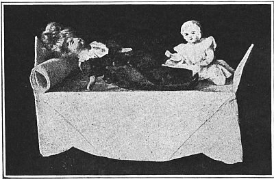 Fig. 89&mdash;Use a long envelope for the little bed.