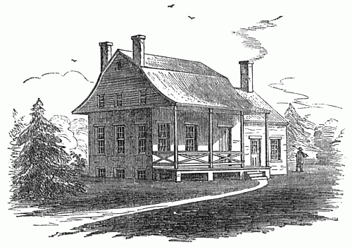 Fig. 63.&mdash;View of the House at the time of Purchase.