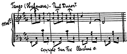 Tango (Habanera)&mdash;Paul Dupont