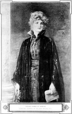 ELLEN TERRY AS PORTIA

FROM THE PAINTING BY SIR JOHN MILLAIS, R.&nbsp;A.
