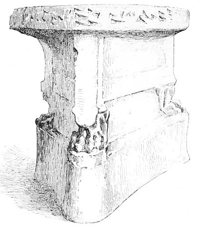 Fig. 108.&mdash;Altar in the Louvre. Height 32 inches.