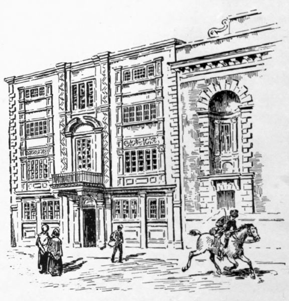 [By permission of Kelly's Directories, Lim.

THE OLD GENERAL POST OFFICE IN LOMBARD STREET,
LONDON.