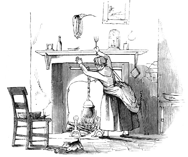 "'Oh dear! oh dear! that's bad! that's bad!' cried the
old woman."