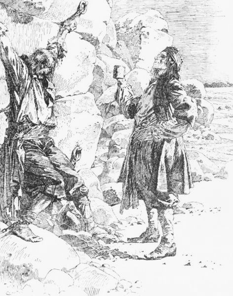 "I wanted to let you know there was water here ... There
is not enough for both of us. Who will get it? I; look!"