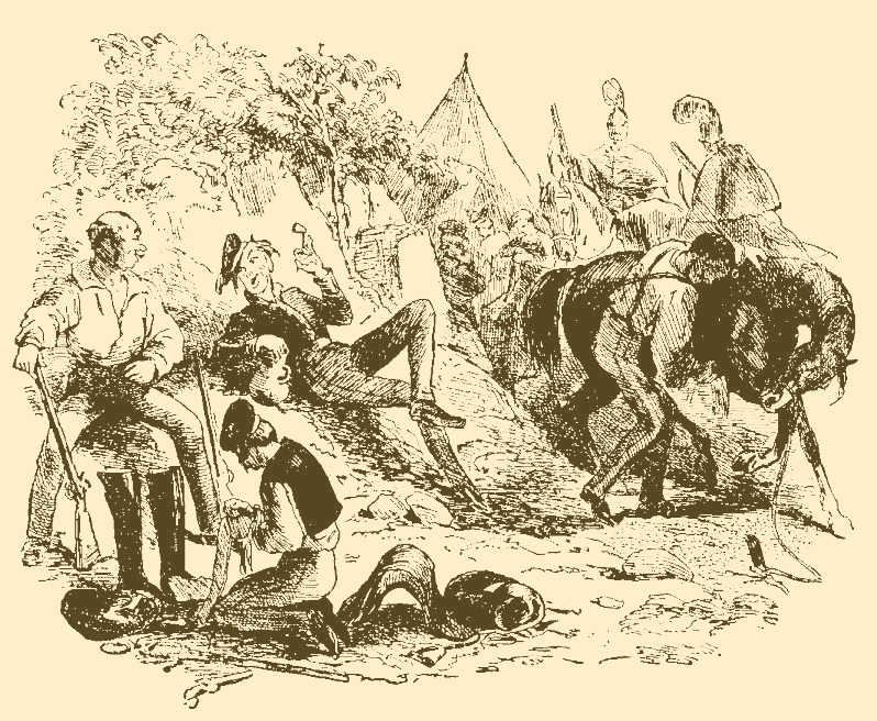 Mr. Free Pipes While his Friends Pipe-clay.