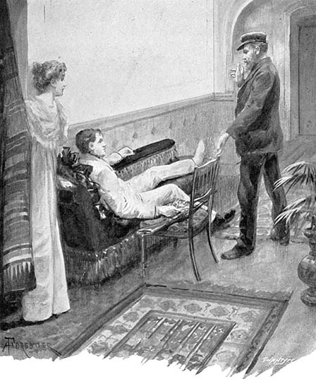 If there is any sound
at the door, fire that gun