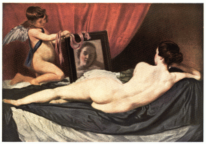 PLATE XIX.&mdash;VELAZQUEZ

THE ROKEBY VENUS

National Gallery, London