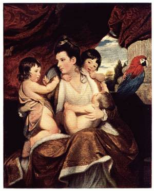 PLATE XXXIX.&mdash;SIR JOSHUA REYNOLDS

LADY COCKBURN AND HER CHILDREN

National Gallery, London