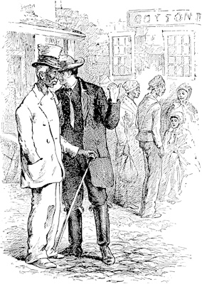 "DE LORD HAS DONE 'P'INTED YER TO BE A GUARDIAN ANGEL TO
DAT PO' CHILE."