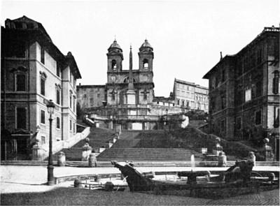 SPANISH STEPS, PIAZZA TRINIT� DEI MONTI, ROME
