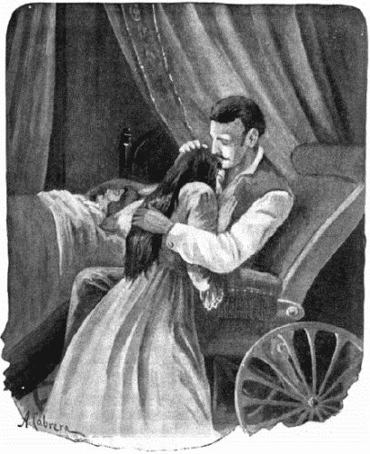 Angustias no pudo menos de significarle aprecio, y
gratitud, poni�ndole una mano sobre el coraz�n