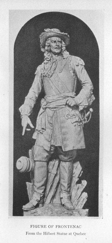 FIGURE OF FRONTENAC.  From the H�bert Statue at Quebec