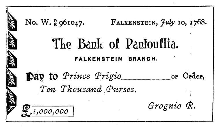 The King&rsquo;s Cheque 