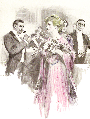 I heard him mutter in French: “The symbol! Then it is
she!” Frontispiece. See p. 16