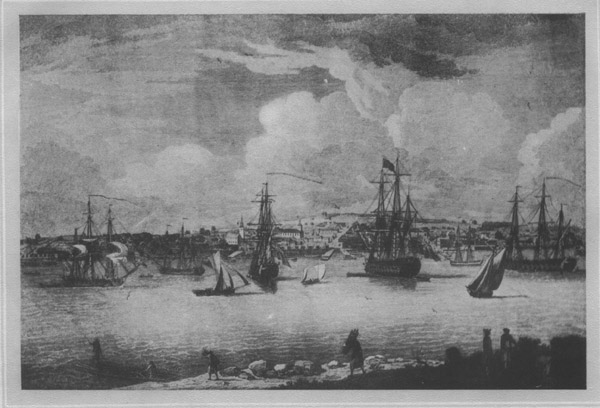Halifax and Harbour from Dartmouth about 1760 Drawn on
the spot by Richard Short