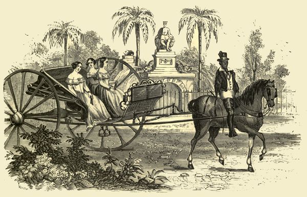 A CUBAN VOLANTE IN THE PASEO.