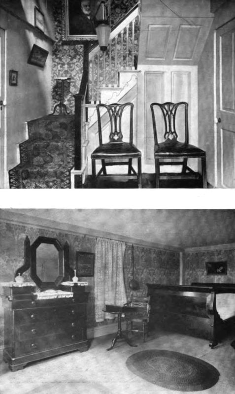 Plate LIX.&mdash;Hallway, Savory House; Chamber, Savory House.