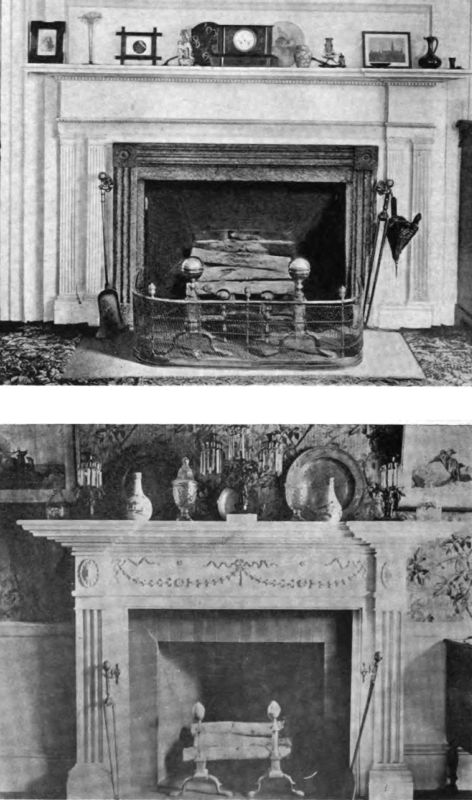 Plate LXXVII.&mdash;Soapstone Fire Frame, Kittredge House Fireplace, Kittredge House.