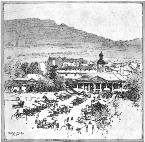 MARCH&Eacute; VEVEY "In Each Town There Is an Open Square, Which Twice a Week Is
Picturesquely Crowded"