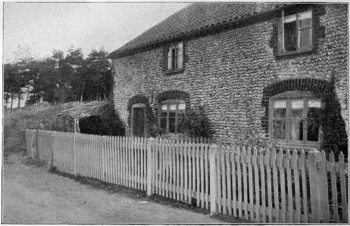 MR. AND MRS. EDWARDS'S FIRST HOME AFTER MARRIAGE,
OULTON-NEXT-AYLSHAM, NORFOLK