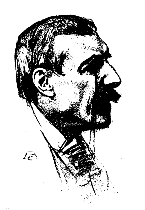 E&ccedil;a de Queiroz.&mdash;Desenho de Antonio Carneiro.