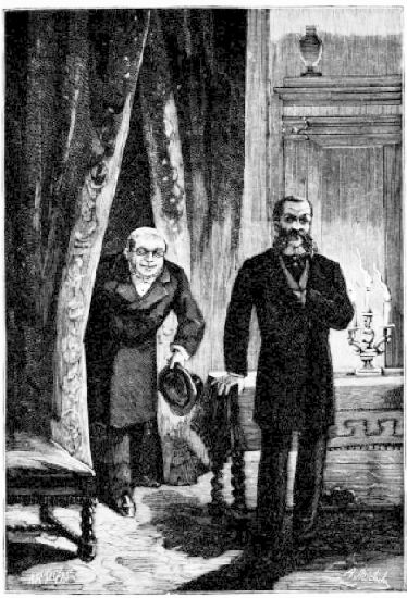 C'est � reculons qu'il sortit.