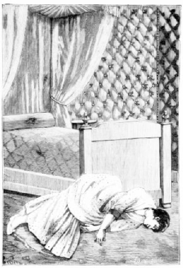 Elle tomba � terre, en poussant un cri d�chirant.